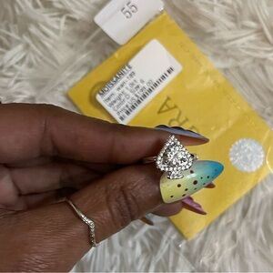 Elegant Mossanite Ace Ring (6) 1.0ct